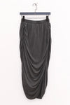 SWAYING 25 Early Autumn Double Pleated Skirt SW-SW25PF3B03C2-SH Dark Gray